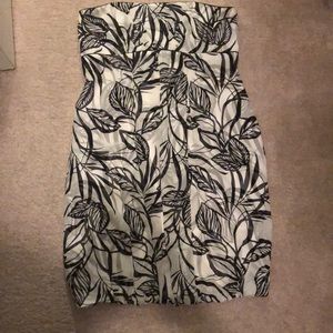 White House Black Market Strapless Dress